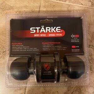 NEW Starke Entry/Office Keyed Lock Door knob